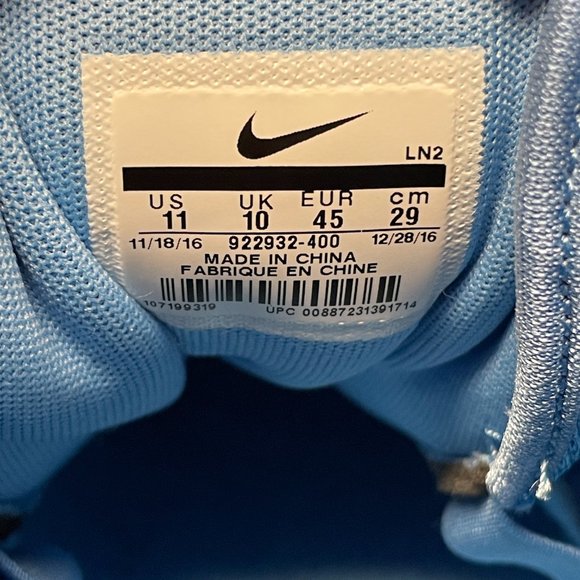 Nike Air Max Uptempo 95 University Blue (922932-400), Size 11 - Picture 5 of 8
